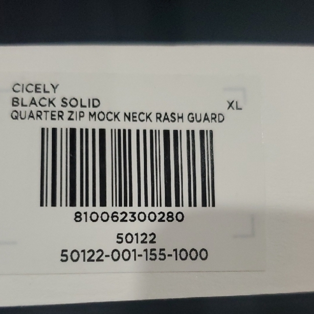 Mott50 CICELY Black Long Sleeve Rashguard Upf 50 - Picture 3 of 13